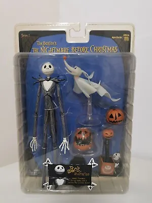 Nightmare Before Christmas Jack Skellington And Zero Figure Series 1 NECA MSIB • £30