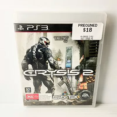 Crysis 2 - PS3 - Tested & Working - Free Postage • $4.88