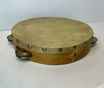 Vintage Tambourine Made In Pakistan 8  • $39.99