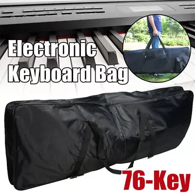 76-Key Keyboard Bag Electric Piano Carry Padded Cover Case For Yamaha Korg Casio • $27.99
