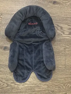 Baby Head Hugger/Support - Diono - Cuddle Soft 2-in-1 - Charcoal Grey Velour • £5.99