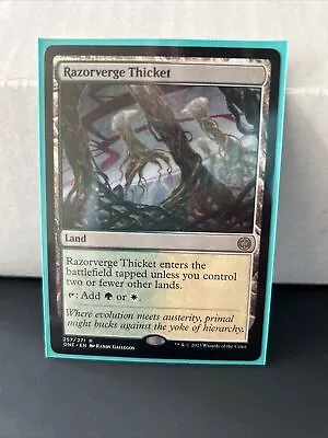MTG Razorverge Thicket Phyrexia: All Will Be One 257/271 Regular Rare • $2