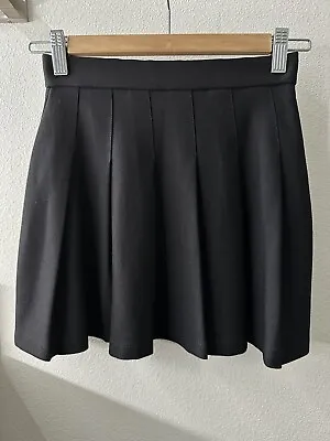 NWT Zara Kids Black Knit Pleated Skirt • $10