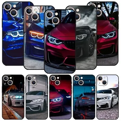 E46 F30 F32 M Car Case  IPhone 11 12 13 14 15 Pro Plus MAX Cover For BMW Series • $23.23