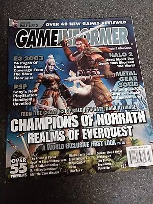 Vintage Game Informer #123 July 2003 Champions Of Norrath Realms Of Everquest • £7.91