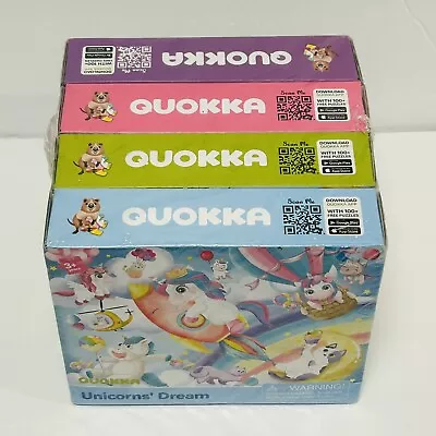 Quokka Set Of 4 60 Piece Puzzles Ages 3+ Mermaid Fairy Tales Princess Unicorn • $19.79