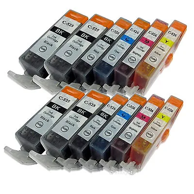 12 Pack PGI-225 CLI-226 Ink Combo For Canon PIXMA MG5120 MG5220 MG5320 MG6120 • $14.95