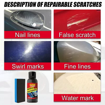 30ml Polishing Wax Anti Scratch Set Car Scratch Remover Repair Tools Accessories • $6.99