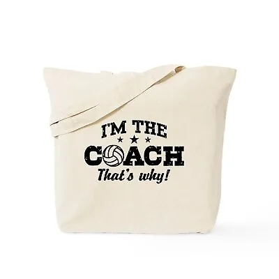 CafePress Volleyball Coach Tote Bag (598833791) • $10.99