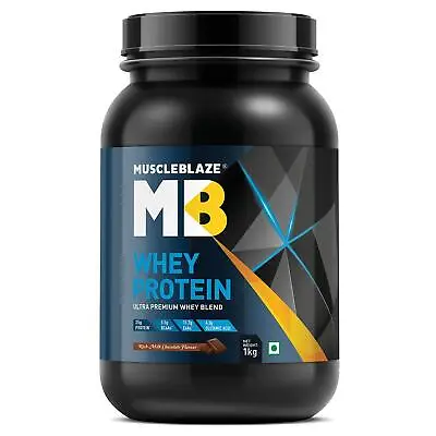 MuscleBlaze 100% Whey Protein Ultra Premium Whey Blend Choose Flavour • $179.99