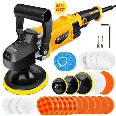 5000W Rotary Rotary Car Polisher Buffer Orbital Polishing Machine Wax 5 6''7 Pad • $58.01