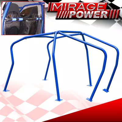 For 99 00 01 02 03 04 05 VW Golf GTI MK4 Full 6-Point Bolt In Roll Bar Cage Blue • $797.99