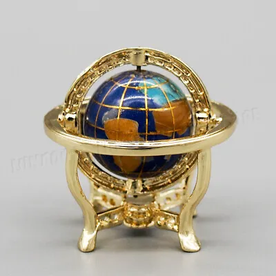1:12 Golden World Globe Rolling Miniature Doll House Accessory Toy Figure Gift • $10.19