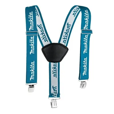 Makita E-05402 Ultimate Blue Clip On Braces Cushioned Pad Painter Strap System • £18.99