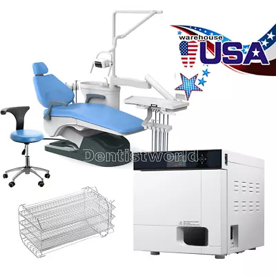 Dental Chair Unit Hard Leather Computer Controlled /Autoclave Sterilizer Class B • $1748