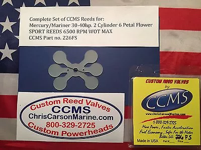 CCMS Mercury/Mariner Sport Outboard Reed Reeds 30-40hp 6 Petal Flower PN226FS • $40