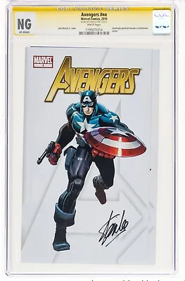 Avengers #nn 2010 CGC SIGNED By STAN LEE Quadruple Gatefold Poster John Romita • $837.16
