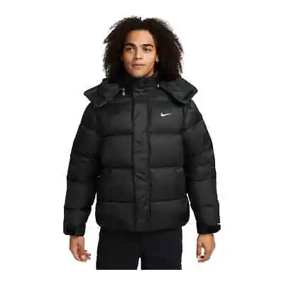 Nike Life Therma-FIT Puffer Jacket Black Mens Size L DQ4920-010 MSRP $350 NEW • $139.99