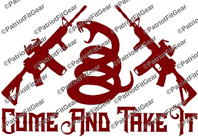 Molon LabeCome And Take ItSnakeGun Rights2nd AmendmentStickerVinyl Decal • $5.95