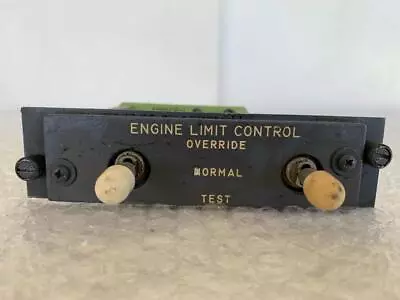 Vintage Aviation Aircraft Part ? Engine Limit Control Override Assy Normal Test • $29