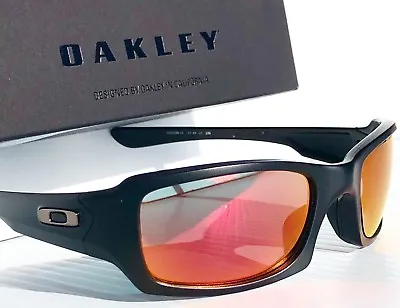 NEW* Oakley FIVES Squared Matte BLACK POLARIZED Galaxy RUBY Lens Sunglass 9238 • $89.87