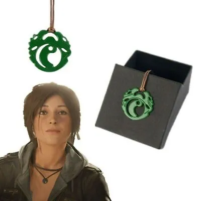 $15.99 • Buy Shadow Of The Tomb Raider Necklace Lara Croft Pendant Zinc Alloy Cosplay Props