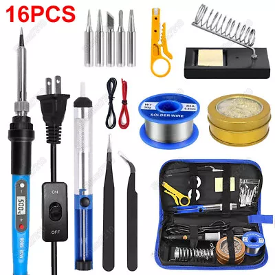 80W Electric Soldering Iron Welding Gun Tool Kit Solder Wire Desoldering Pump  • $20.99