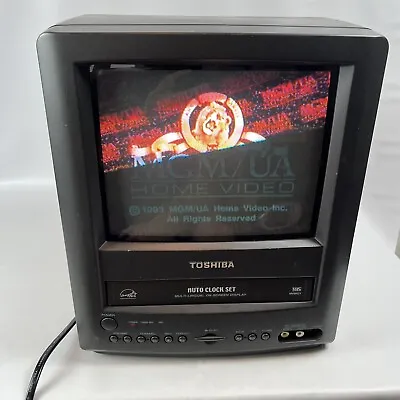 $98.85 • Buy 🔥 TOSHIBA CRT TV/VCR Combo 9 Inch MV9KD1 Retro Gaming Tested Works VHS