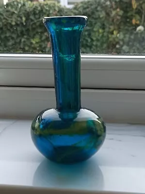 Original Vintage Signed Mdina Art Glass Vase • £12