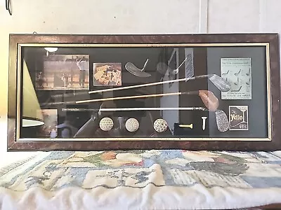 Vintage Golfers Shadow Box • $35