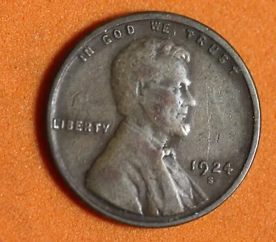 Estate Find 1924 S- Lincoln Wheat Cent!!  #K32726 • $5