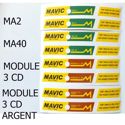 Mavic Rim Decal Choices # 2. One Set For 2 Rims Each Sale  • $10