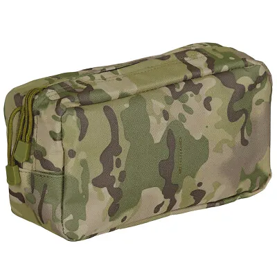 Large Utility Pouch Military Pocket Molle System Airsoft Webbing Operation Camo • £15.95