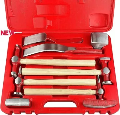 C&T 9 Piece Heavy Auto Body Repair Tool Hammer Dolly Set Body Repair Tool Kit • $120.99