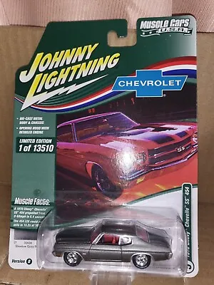 Johnny Lightning Muscle Cars USA 1970 Chevy Chevelle SS 454 Shadow Gray • $8.50