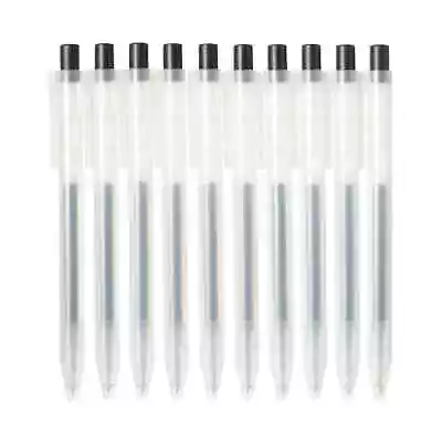 MUJI Gel Pen Knock Type 0.5 Mm Black Set Of 10 Made In Japan • $19.12