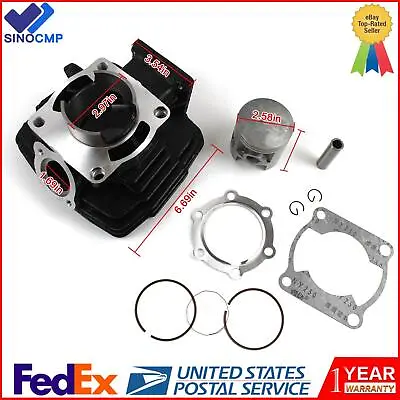 AFT Cylinder 66mm Piston Gasket Top End Rebuild Kit For Yamaha DT175 MX175 79-81 • $131.53