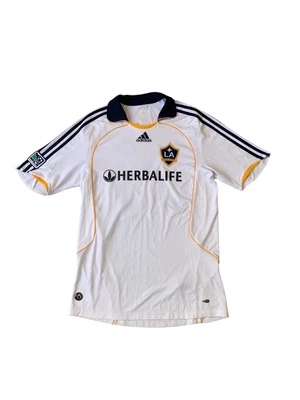 £49.99 • Buy Adidas LA Galaxy Football Shirt Mens Medium Beckham #23 2008 White