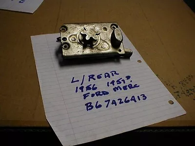 $95 • Buy Nos Ford 1956 Right Rear Door Lock Latch 