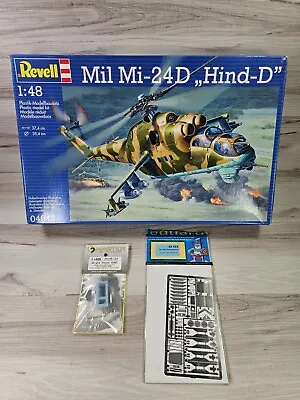 Revell 1:48 Mil Mi-24D  Hind-D  (04942) Model Helicopter Kit + Extras Bundle NOB • $69.95