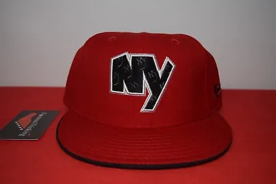 NHL New Era New York Islanders Hockey Fitted Hat 59Fifty Vintage Made In USA • $79