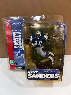 Barry Sanders Figure NFL Legends Series 1 Detroit Lions RB New McFarlane • $27