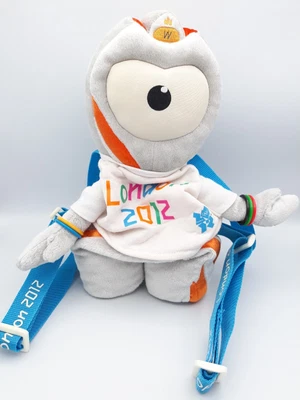 Official Product London 2012 Mascot Wenlock Soft Toy Rucksack Pyjama Bag • £5