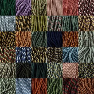 36 COLOUR 8mm Cord Costume Rope Handle Barley Twist Upholstery BUY 1 2 4m+ 737 • £3.30