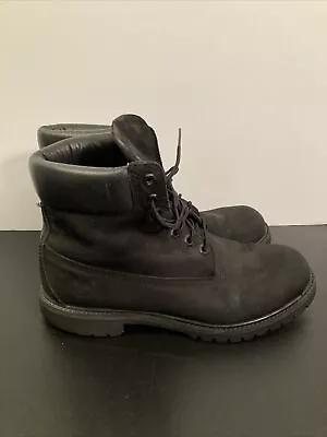 Timberland  Men's 6 Inch Premium Waterproof Boots - Black Sz 10 M • $59.99