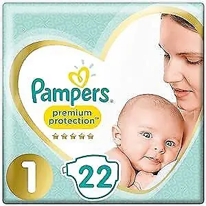  Pampers Premium Protection Nappies Size 1 2-5kg Pack Of 22's Pampers • $8.99