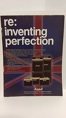 Marshall Jvm Guitar Amplifiers  2008 Ad-   11x8.5 - Print Ad. 7 • $6.95