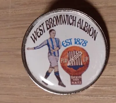 Retro West Bromwich Albion  Pin Badge • £3