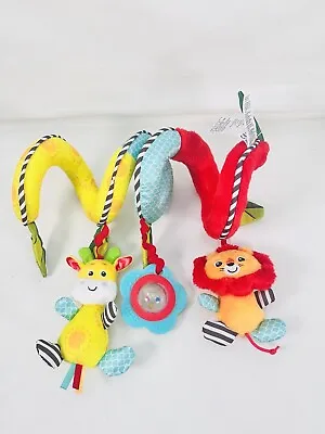Mothercare Baby Spiral Toy Pram And Crib Spiral Toy  Animal Soft Toy • £7