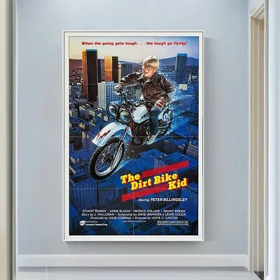 VM1578 The Dirt Bike Kid Vintage Movie Art Silk Cloth Print Poster • $3.95